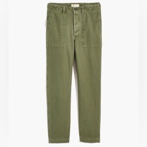 Madewell Griff Tapered Fatigue Cargo Pants Size 27, Dried Green Clover